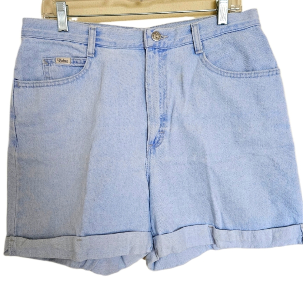 Lee Riders Light Wash Denim Jean Shorts Sz 14